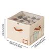 Foldable Shoe Organizer Foldable Shoe Storage Box with Lid 16-compartment Dustproof Organizer Bin Handle-equipped Closet