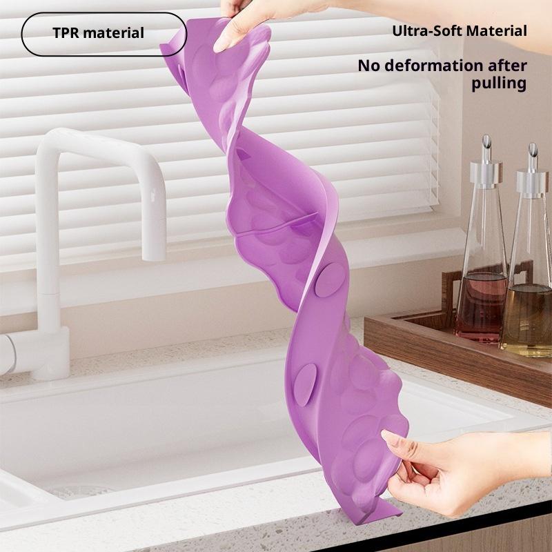 Silicone Sink Baffle Splash Guard Protect Clothes From Splashing Water Baffle Splash Protector For Washing Dishes Faucet Kitchen