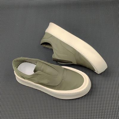 Men's Shoes 2025 New Fashionable Casual Shoes Outdoor Versatile Breathable Canvas Shoes Thick Soled One Step Men's Shoes