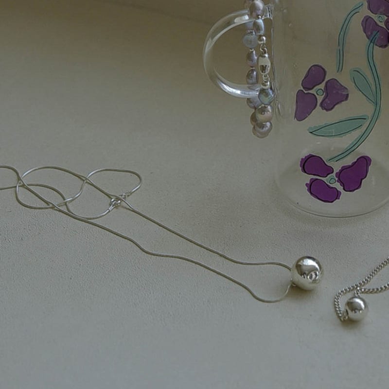 Retro finger Clay necklace