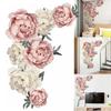 3D New Gentle Peony Flower Bedroom Living Room Dormitory Background Study Room Entrance Wall Decoration Painting Ornament