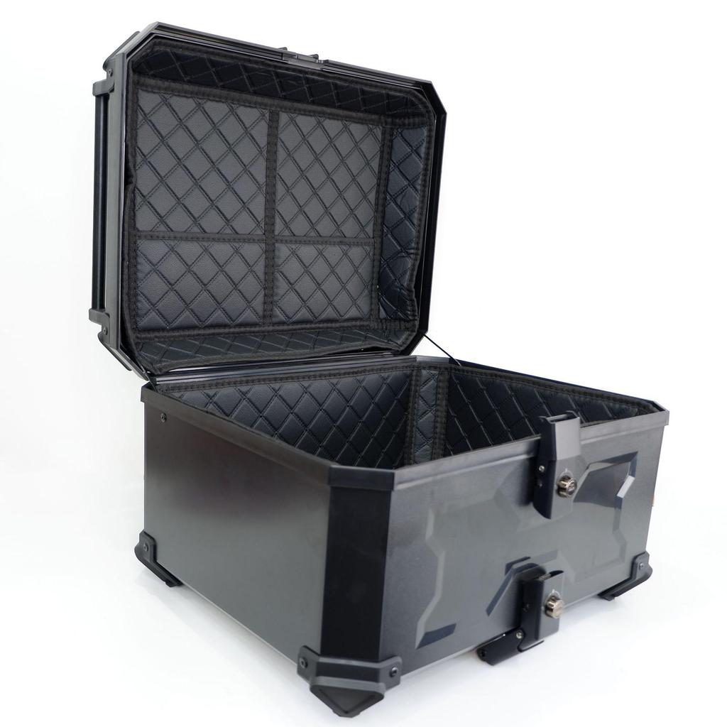 58L ABS Plastic Motorcycle Tail Box & Toolbox Trunk