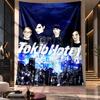 Wall Hanging Tapestry,Tokio Hotel Printed Fabric Backdrop For Dorm Room Party Decoration