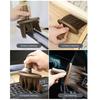 Cleaning Brush Wood Handle Soft Bristle Multifunctional Gap Cleaning Brush