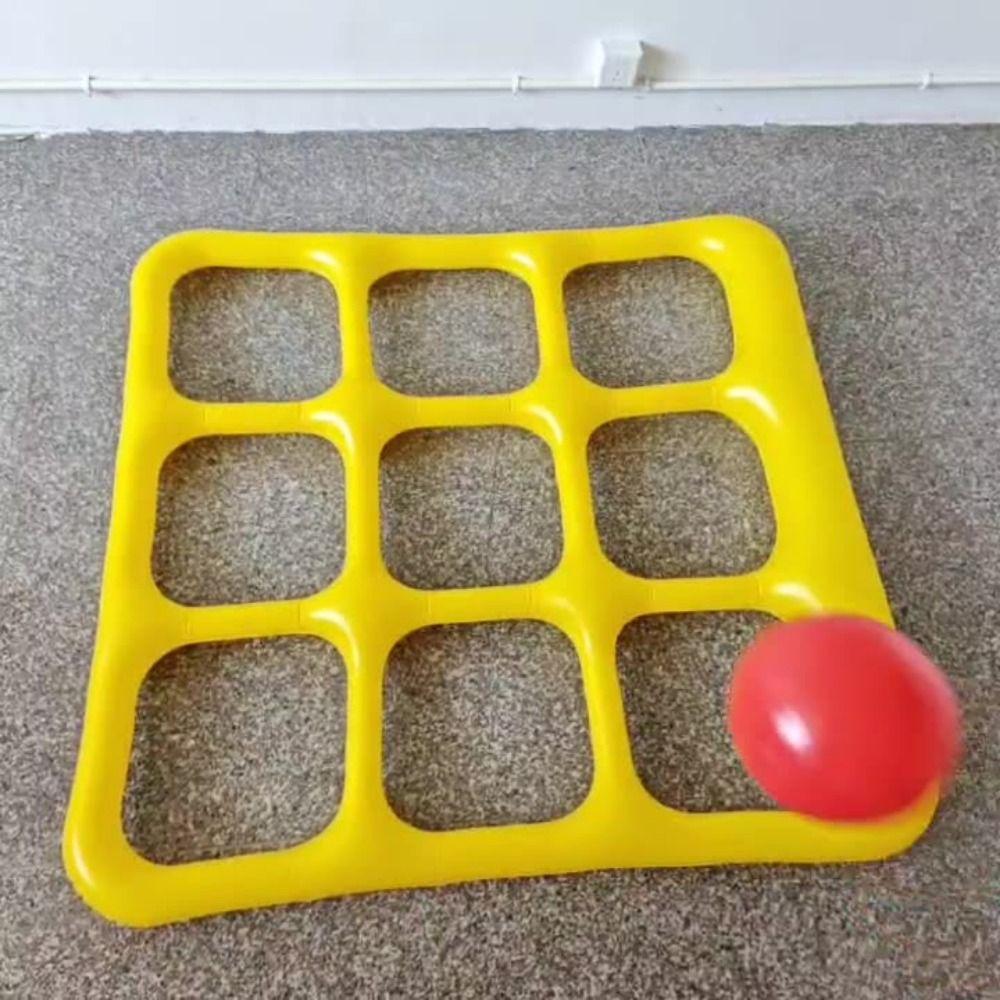 with Inflator Pump Inflatable Pool Toy Set Portable Inflatable Water Toss Game  2-10 Players