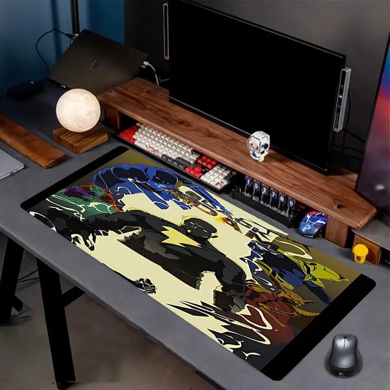 Superbohaterowie Drukowana Podkładka pod Mysz, Antypoślizgowa Mata na Biurko pod Klawiaturę, do PC Laptopa Gamingu Pracy Codziennego Użytku, Fajny Festiwalowy Niespodziewany Prezent