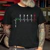 Motorcycle Heartbeat Gear Riders Unisex T Shirt Cotton S5xl Black Unisex