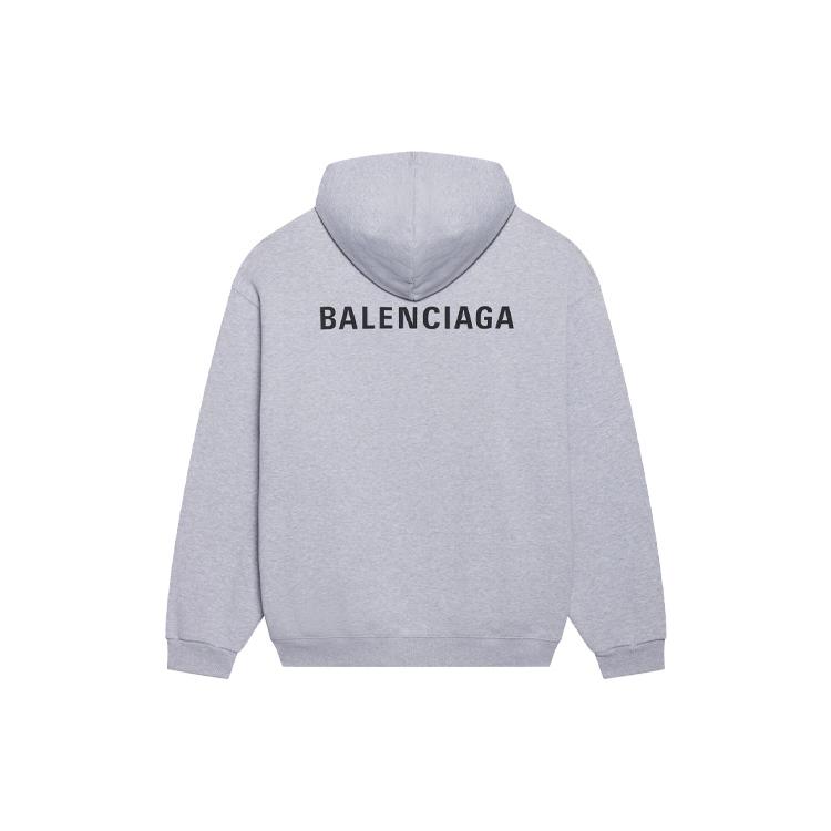 Balenciaga Sweatshirt Regular Fit Men's Mixed Gray 600583TIV841167