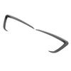 2PCs Front Bumper Wind Knife Front Bumper Blade Trim Replacement for Tesla Model Y 2020‑2022 Carbon Fiber Style