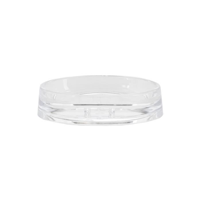Porte-Savon Acrylique Andrea House - GENERIQUE - 13x9cm - Transparent