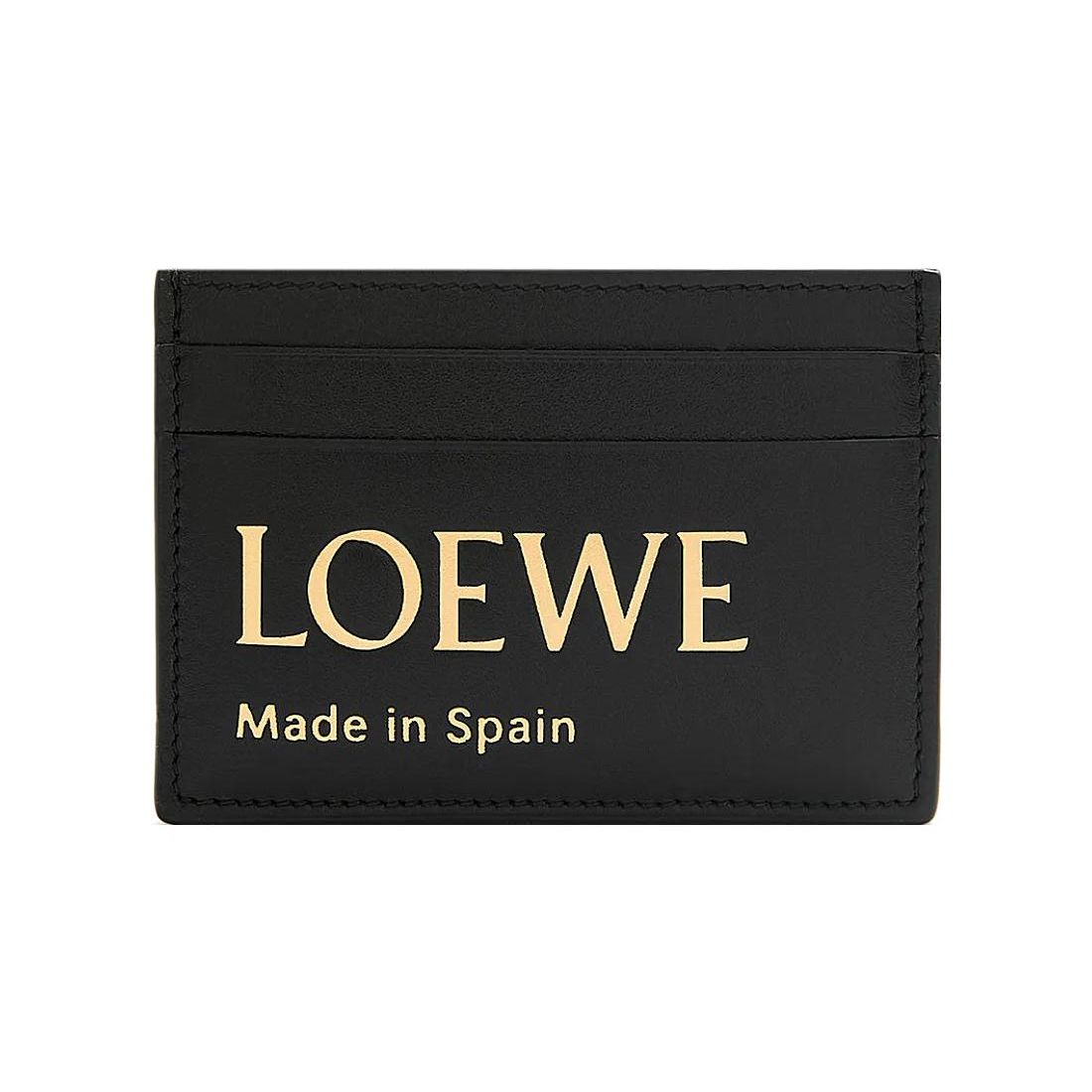 

Loewe Золотий Логотип Глянцева Шкіра Напа Тримач для Карт Жіночі Аксесуари Чорний CLE0322X01-1100 Basic Set (Bag+Dust Bag)
