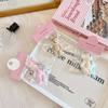 New Cute Rabbit Keychain Creative Gifts School Bag Keychain Cartoon Hanging Decoration Car Key Ring