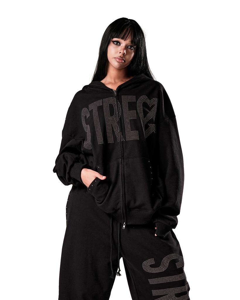 Eyang No Stress Hotfix Set Hood Zip-Up Black