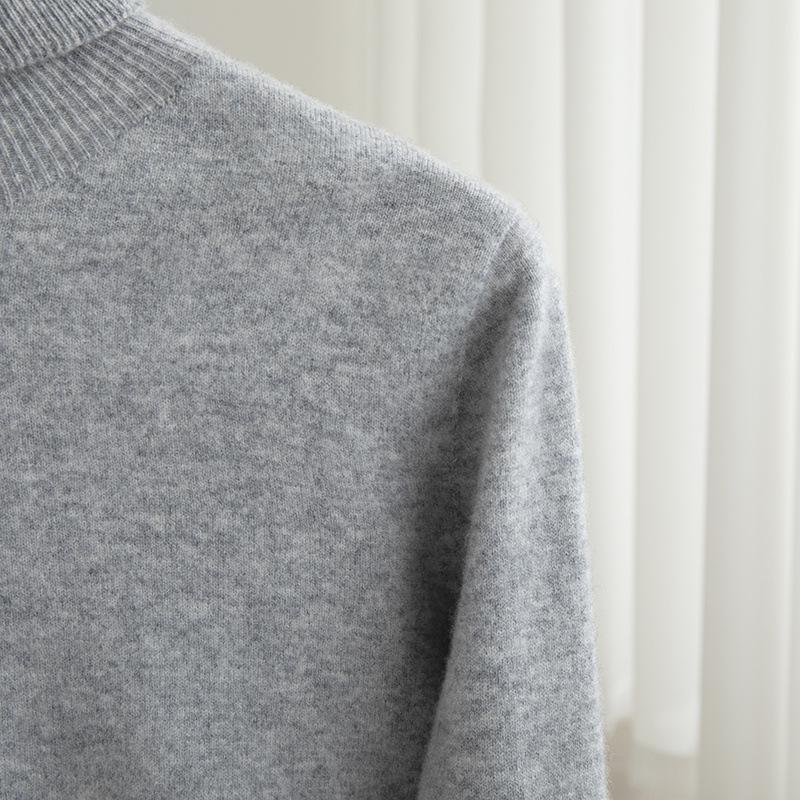 New Autumn and Winter High-lacquered Cardigan Men's Simple and Versatile Cashmere Knitted Base Shirt Broadband Warm Sweater Men