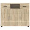 Wooden Cabinet Sonoma Oak 88.5 x 30.5 x 73 cm Engineered Wood