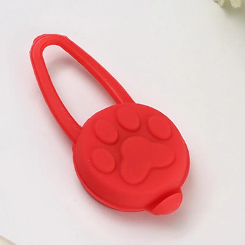 Colorful LED Flashlight Dog Cat Collar Glowing Pendant Pet Dog Night Safe Pet Leader Necklace Glowing Bright Decorative Collar