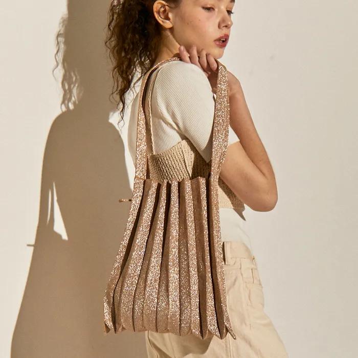 [New Color] Lucky Pleats Knit M Starry (ALL)