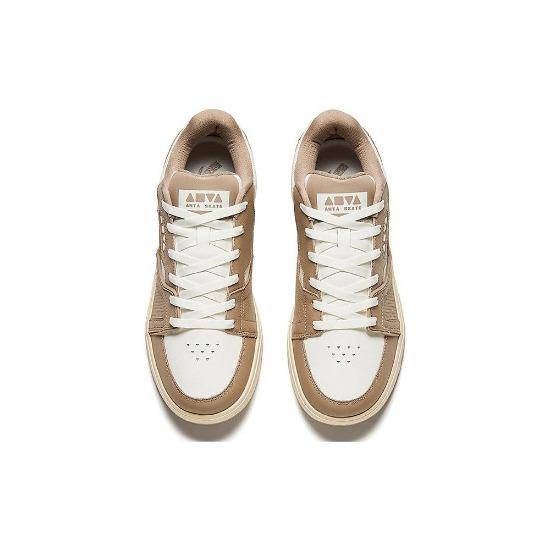 Anta Comfortable Versatile Durable Low-Top Skate Shoes Men Sneakers Brown 912348026-1