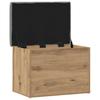 Storage Bench in Artisan Oak 62 x 42 x 45 cm Wood Based Material