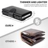 RFID Multifunctional Card Bag Wallet Popular Short Men's Wallet Change Bag Metal Card Box Men's Wallet