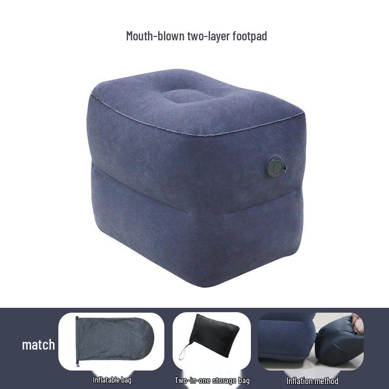

Portable Inflatable Footrest for Travel & Office