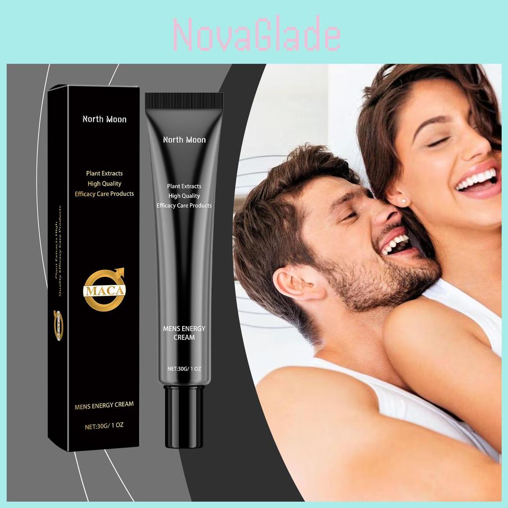 North Moon Men's Body Care Cream Gentle Moisturizing Hydrating Massage Lotion 30g