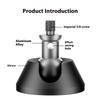 Anti Slip 3/8 Thread Camera Tripod Feet Adjustable Angle Aluminum Silicone Base For Stable DSLR Support