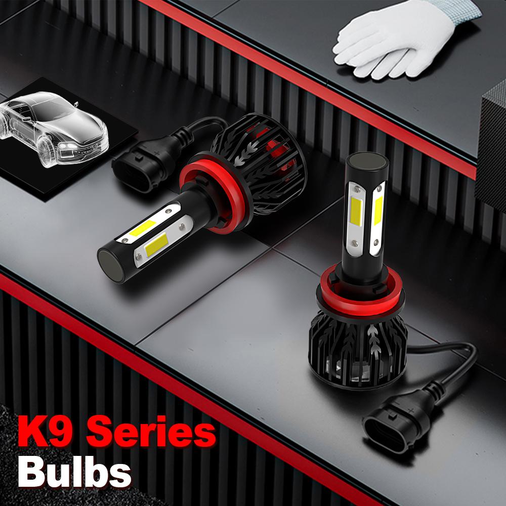 Roadsun 2pcs New Upgraded Lamps H11 High&Low Beam 180W High Power 29000LM 6000K White Bulbs Imported COB Chips Super Brightness