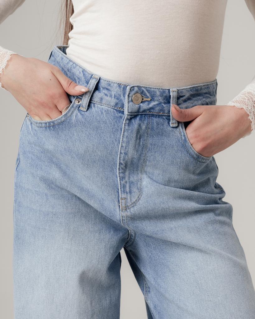 ZEO Basic 3550 34 Light Blue Wide Jeans