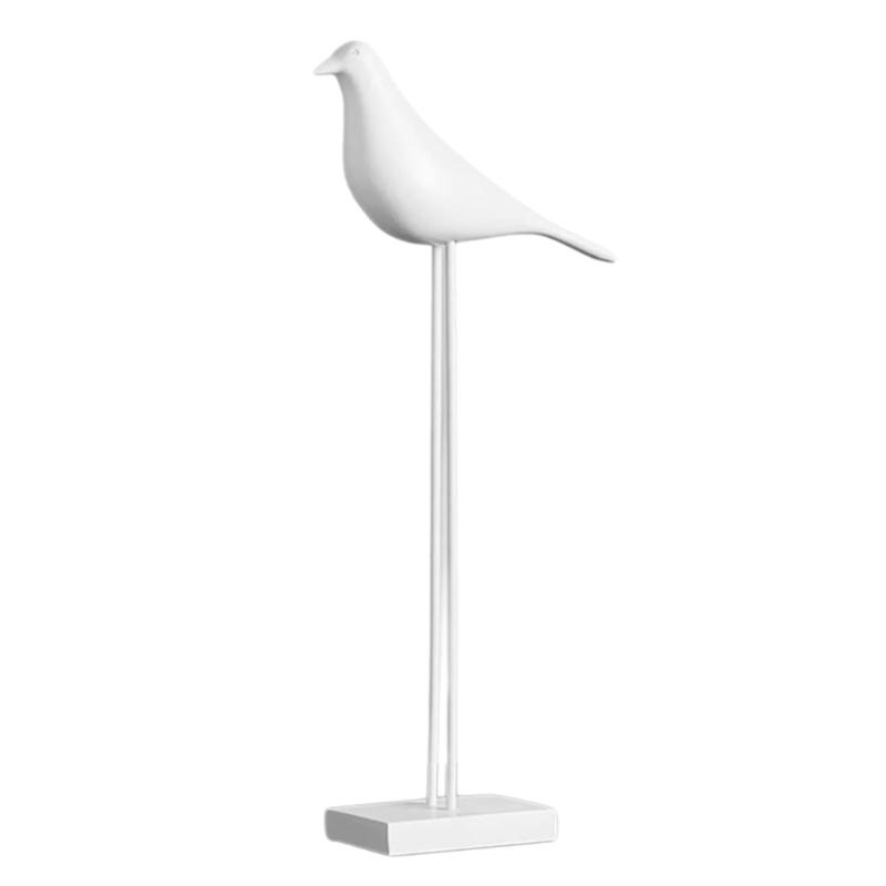 Dekoracyjna Rzeźba Dekoracje Domu Żywiczne Statuetki Ptaków z Podstawą Figurki Ptaków Dekoracje na Stół do Salonu, Sypialni