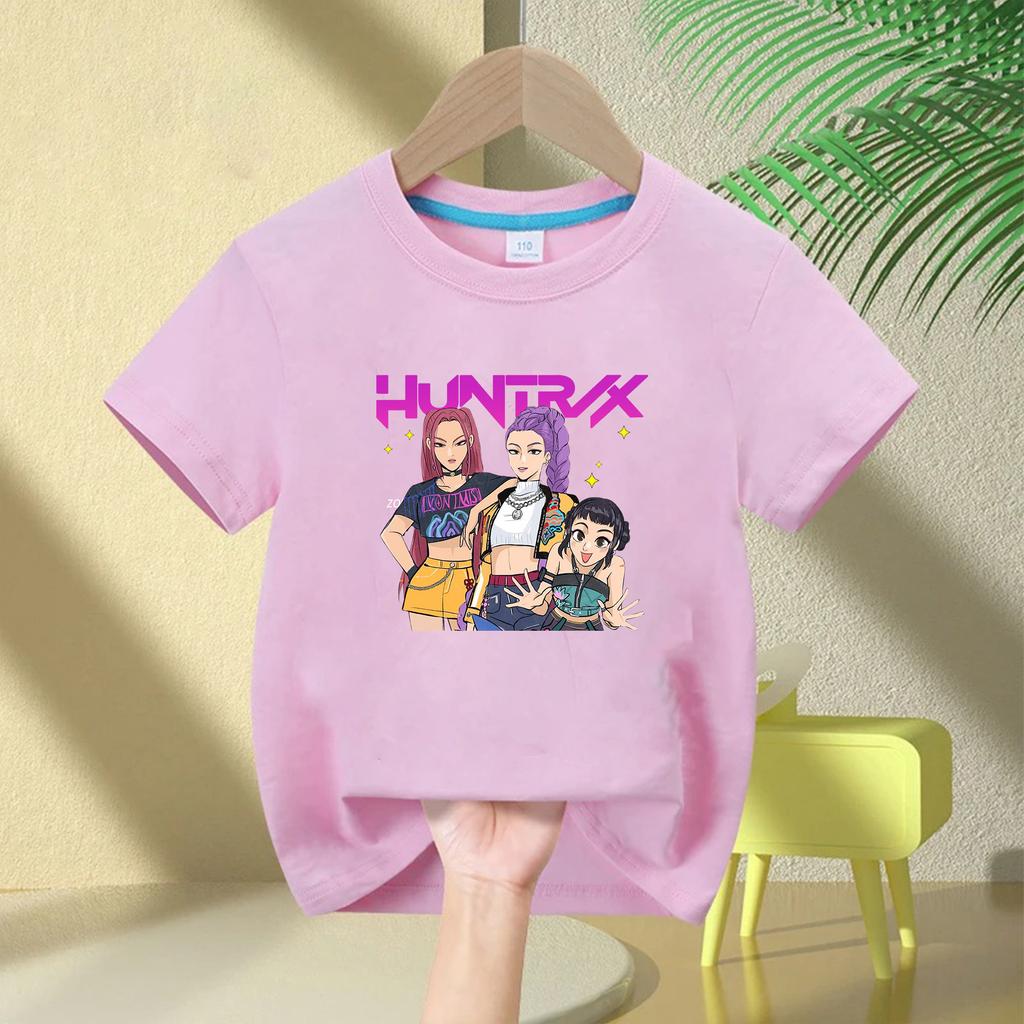 Unisex Kids T-shirts Children's Kpop Witch Hunt Short-Sleeve Printed T-Shirt