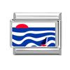 Fashion Blue Series Seaside Scenery Seawave Sailing Italian Charm Links Fit 9mm Stainless Steel Bracelet Jewelry DIY Making