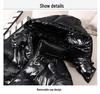 Unisex Shiny Hooded Down Jacket - Trendy Winter Warmth for Couples