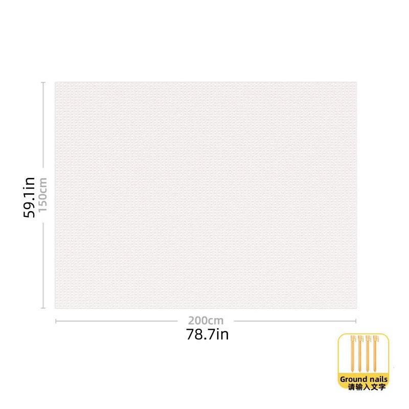 

Водонепроницаемый и маслостойкий одноразовый коврик для пикника для кемпинга на открытом воздухе, одинарный/двойной влагозащитный коврик для палатки для кемпинга на лужайке бежевый