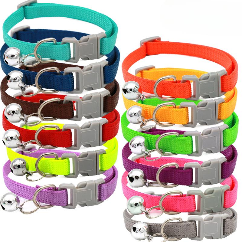 

Pet Cat Dog Small Dog Identification Collar New Warp Knitting Robe 1.0CM
