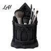 Retro Style Storage Vessel 3D Printed Gothic Cathedral Pen Holder Vintage Academia Church Pointed Arch Window Decor Castle Pencil Cup Large Desktop