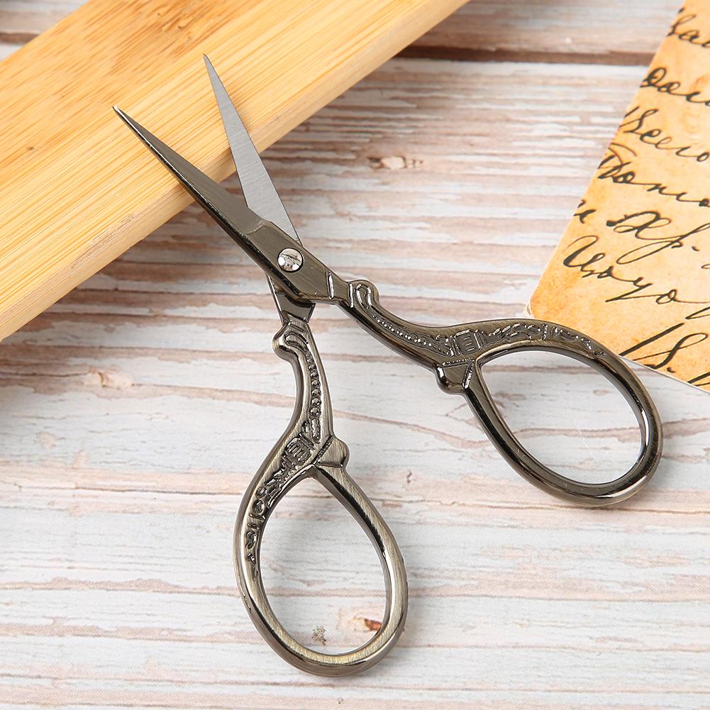 Retro Scissor Vintage Embroidery DIY Hand Made Cross Stitch Craft Sewing Accessories(Bronze )