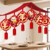 2m/4m Chinese New Year Hanging Flags 2027 New Year Hangings  Outdoor Indoor Use