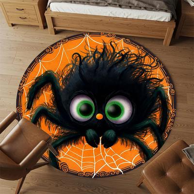 1PC Spider Web Office Round Area Rug, Under Office Chairs Bedroom Living Room Home Decor, Carpet for Office -1110169