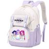 Animation Cartoon Printed Backpack Macaron Color Burden Reduction Ridge Protection Primary And Secondary School School Bag