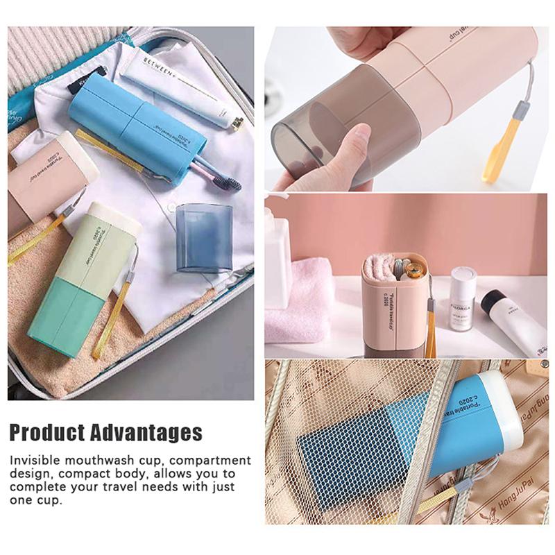 Travel Toothbrush Toothpaste Holder Storage Box Portable Toothbrush Case Organizer For Outdoor Travel Bathroom Accessories