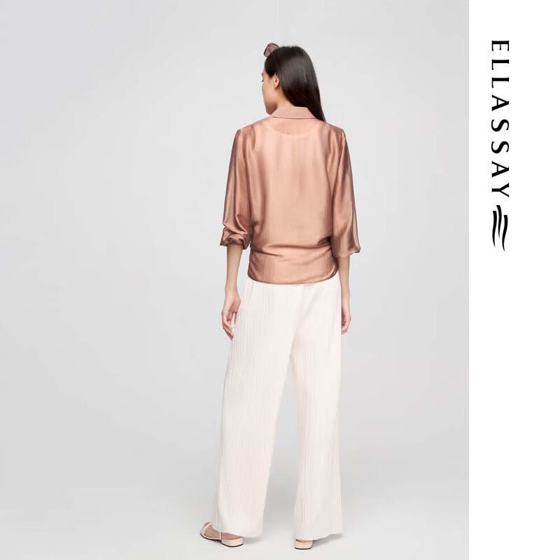 ELLASSAY Women's Versatile Lightweight Straight-Leg Trousers