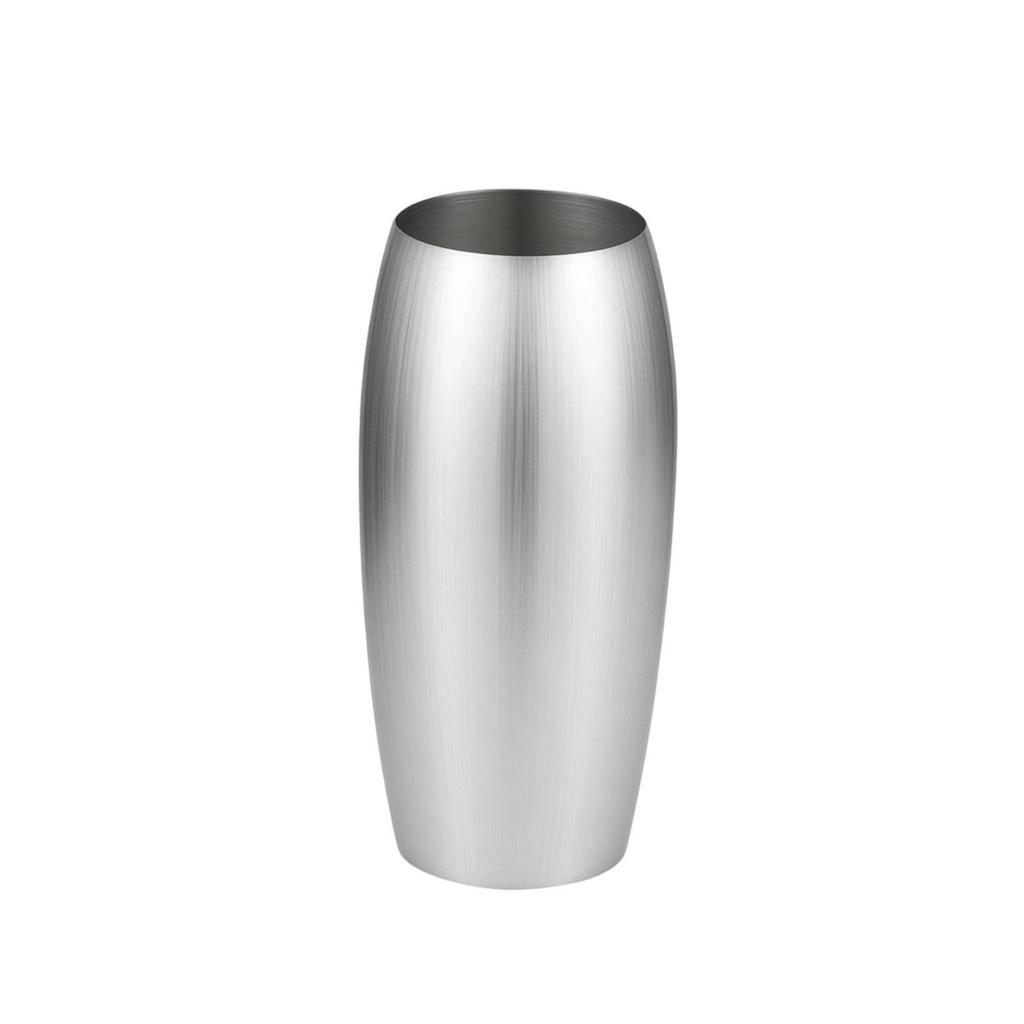 Stainless Steel Flower Vase Silver Tabletop Holder Sleek for Entryway