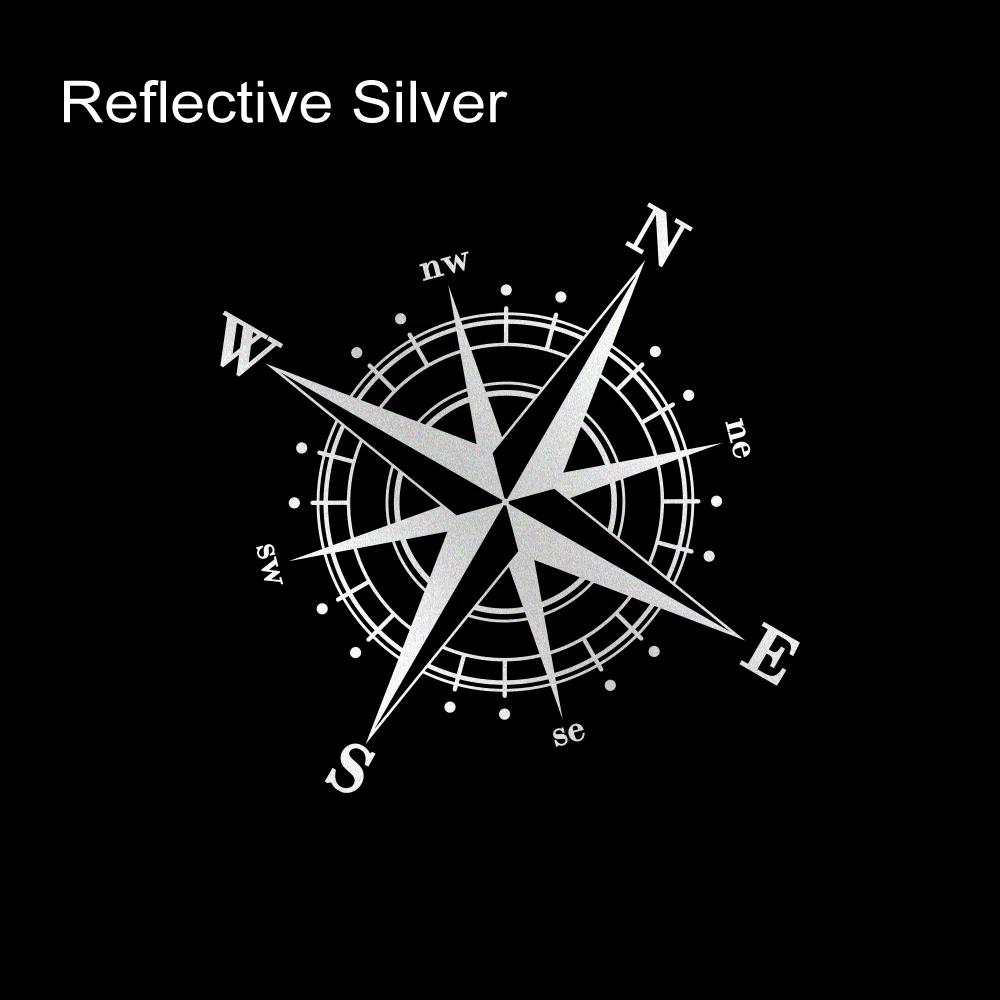 Navigate Compass Car Sticker Window Windshield Reflective Vinyl Decals Truck Motorcycle Vinyl Waterproof Sticker Accessories