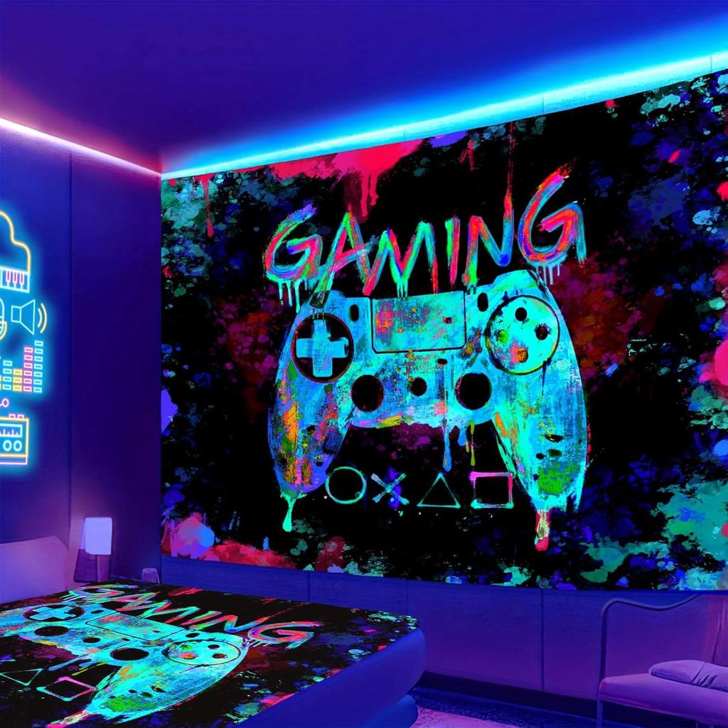 Tapestry Preceding Colorful Game Neon