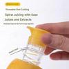 Plastic Manual Fruit Lemon Juicer Juice Squeezer Resuable Lightweight Juicer Built in Filter for Home Travel Sprayer Fruit Tool