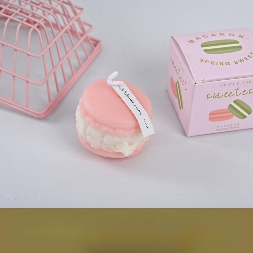 Macaron Aromatherapy Candle Souvenir Wedding Fragrance Small Gift Handmade Candle Simulation Styling Wax