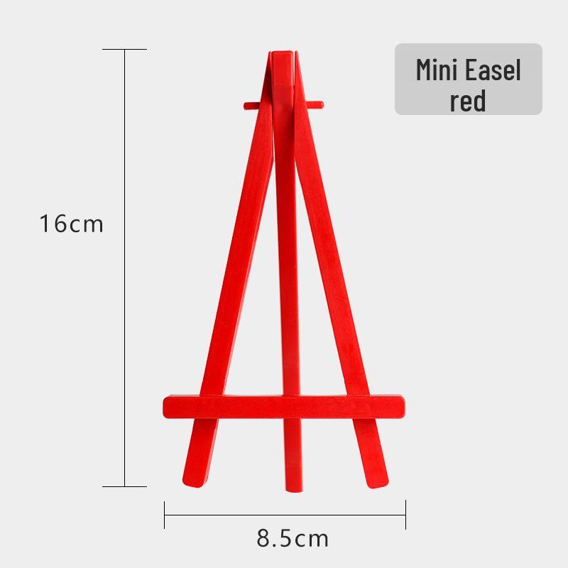 Children's Plastic Mini Easel - Desktop Tripod Photo Frame Display