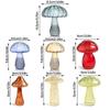 New Hydroponic Flower Bottle Transparent Glass Glass Vase Mushroom Aromatherapy Bottle Flower