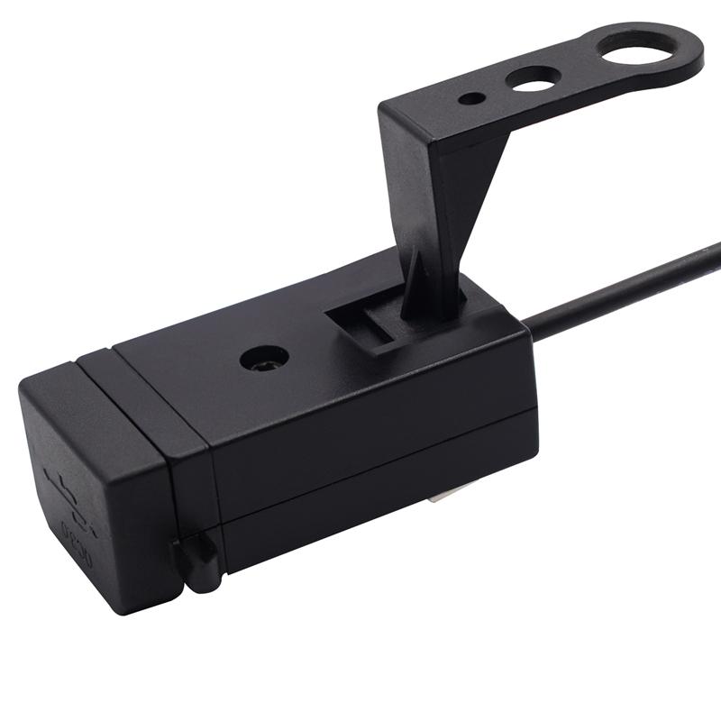 LMoDri Waterproof Dual USB Motorcycle Handlebar Charger Adapter Power Supply Socket QC3.0 For Car Motorbike Auto USB